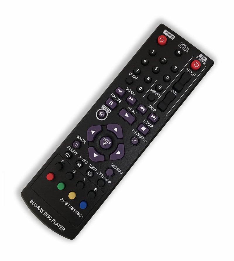 BOMAZ New Replacement Remote Control for LG BP135W BD270 BP320 BPM35 BP335W BD651N Blu-ray Disc Player - Image 2